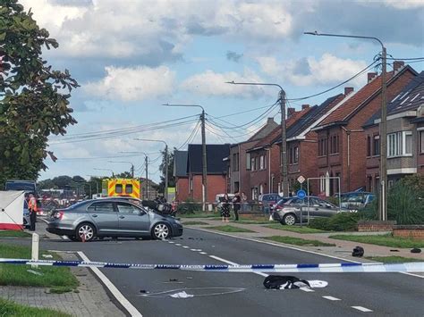 ongeval scherpenheuvel|Autobestuurder die motor aanreed in Scherpenheuvel。